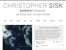 Tablet Screenshot of music.christophersisk.com